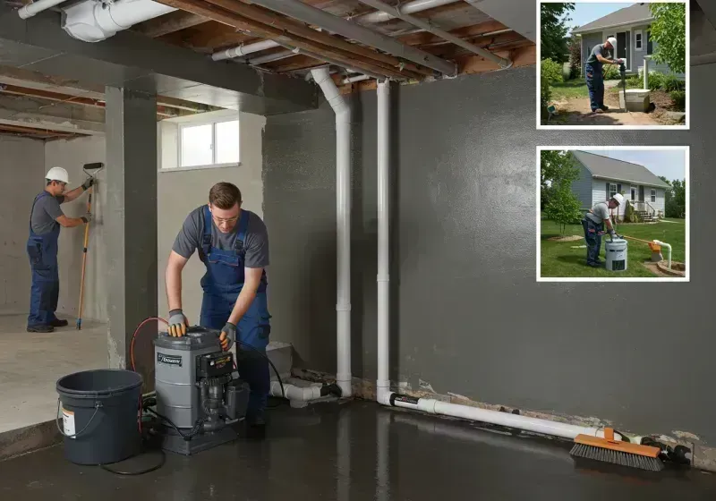 Basement Waterproofing and Flood Prevention process in Cahokia, IL